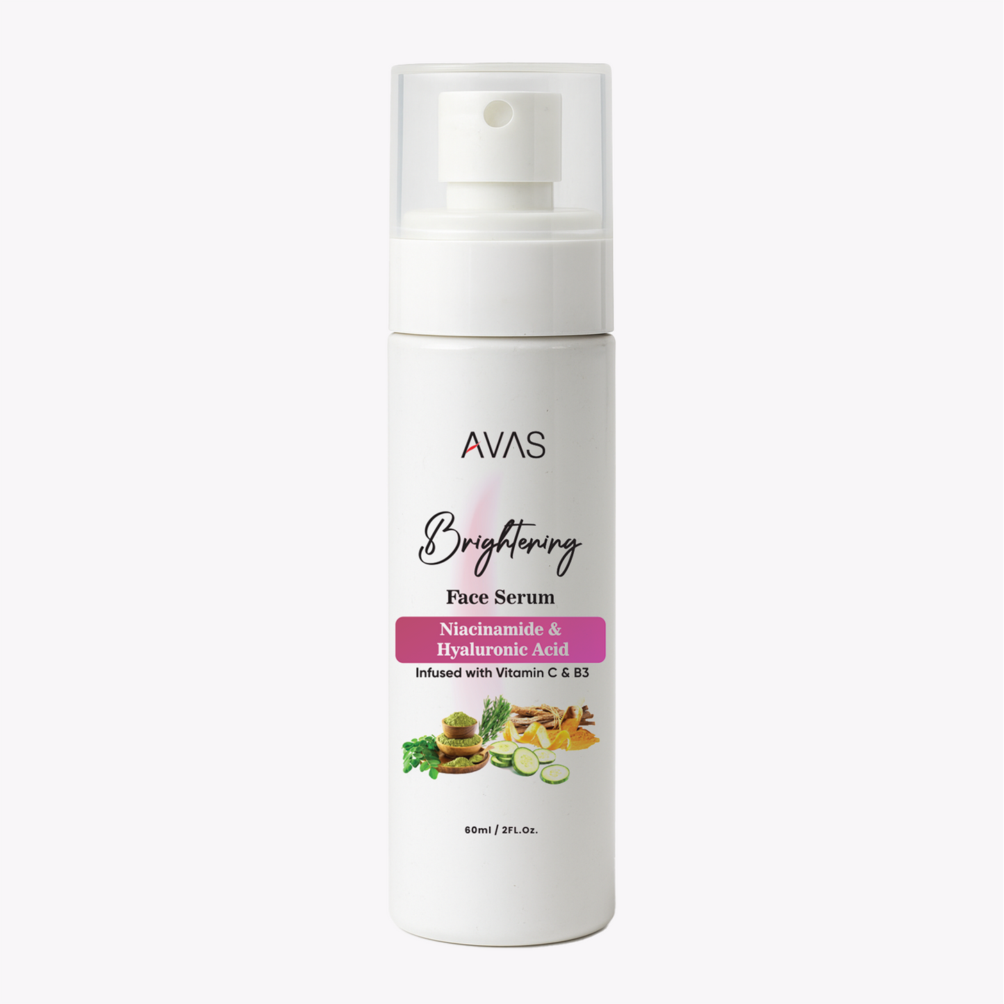 Avas Brightening Face Serum - Avas Cosmetics INC