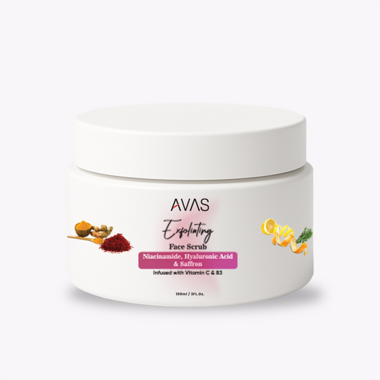 Avas Exfoliating Face Scrub - Avas Cosmetics INC